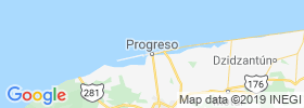 Progreso De Castro map
